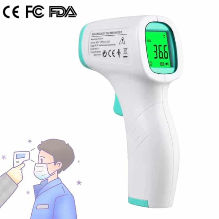 [HK Lager] Berührungsloses digitales LCD-Thermometer Handheld-Infrarot-Stirnkörperthermometer für Erwachsene – Bild 1
