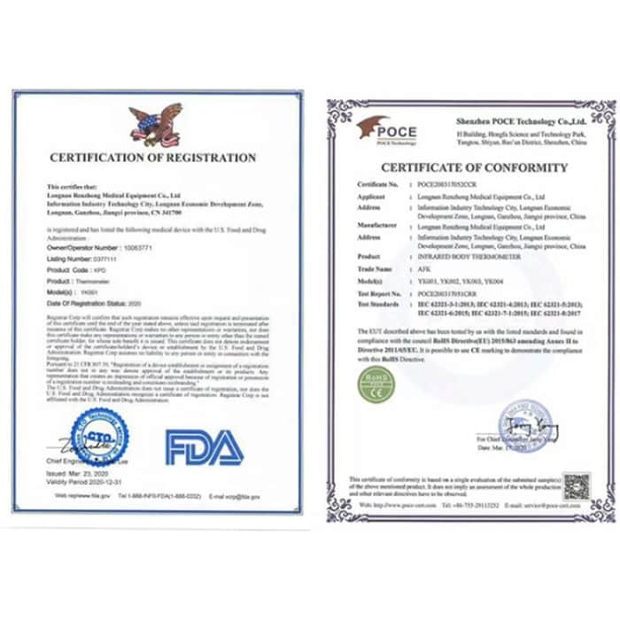 [HK Lager] Berührungsloses digitales LCD-Thermometer Handheld-Infrarot-Stirnkörperthermometer für Erwachsene – Bild 11