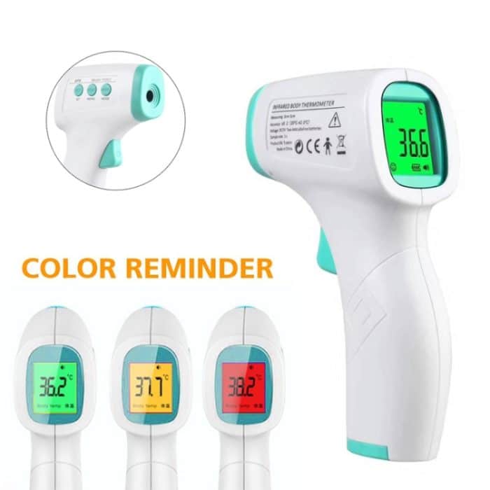 [HK Lager] Berührungsloses digitales LCD-Thermometer Handheld-Infrarot-Stirnkörperthermometer für Erwachsene – Bild 4