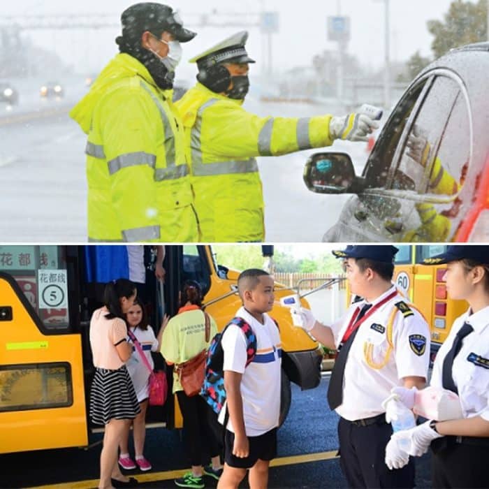 [HK Lager] Berührungsloses digitales LCD-Thermometer Handheld-Infrarot-Stirnkörperthermometer für Erwachsene – Bild 8