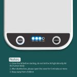 UV-Sterilisation Multifunktionaler Maskenreiniger Persönlicher Desinfektionsschrank mit Aromatherapie – Bild 13