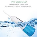 Drahtloser Wasser Flossreiniger tragbar 1400mAh USB-wiederaufladbarer Wasser-Flosser IPX7 wasserdichter Oralwarler, Wassertank-Kapazität: 300ml – Bild 11