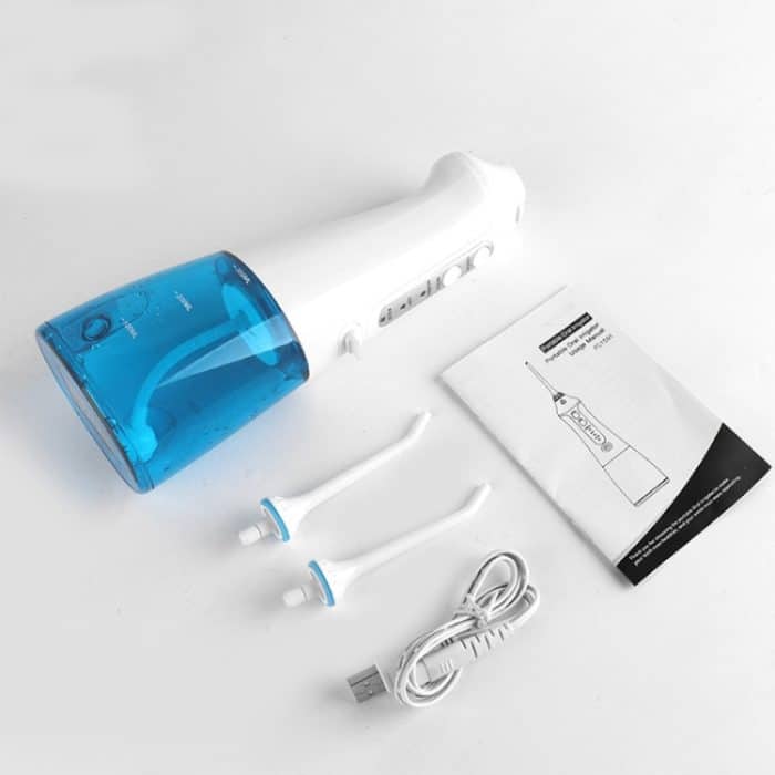 Drahtloser Wasser Flossreiniger tragbar 1400mAh USB-wiederaufladbarer Wasser-Flosser IPX7 wasserdichter Oralwarler, Wassertank-Kapazität: 300ml – Bild 19