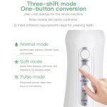 Drahtloser Wasser Flossreiniger tragbar 1400mAh USB-wiederaufladbarer Wasser-Flosser IPX7 wasserdichter Oralwarler, Wassertank-Kapazität: 300ml – Bild 5