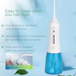 Drahtloser Wasser Flossreiniger tragbar 1400mAh USB-wiederaufladbarer Wasser-Flosser IPX7 wasserdichter Oralwarler, Wassertank-Kapazität: 300ml – Bild 9