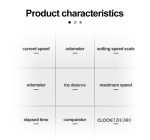 SUNDING SD-581A Fahrrad verkabelten Computer-Geschwindigkeitsmesser-Fahrrad-Fahrrad-Wasserdichtes Messbare Stoppuhr Temperatur – Bild 8