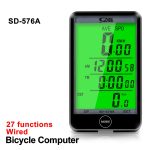 SUNDING SD-576A Wasserdichte Fahrrad-Kilometerzähler Stoppuhr LED Digital Rate Tachouhr – Bild 2
