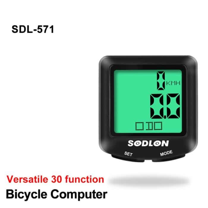 SUNDING SDL-571 LCD-Digitalanzeige Fahrradcomputer Kabelgebunden Wasserdichter Kilometerzähler Fahrrad Tachometer Stoppuhr Reitzubehör Werkzeuge – Bild 4