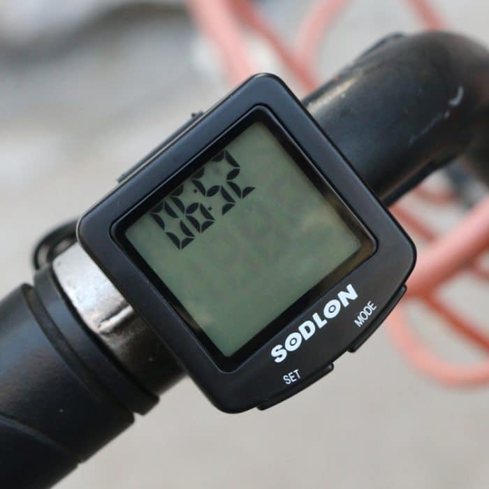 SUNDING SDL-571 LCD-Digitalanzeige Fahrradcomputer Kabelgebunden Wasserdichter Kilometerzähler Fahrrad Tachometer Stoppuhr Reitzubehör Werkzeuge – Bild 7