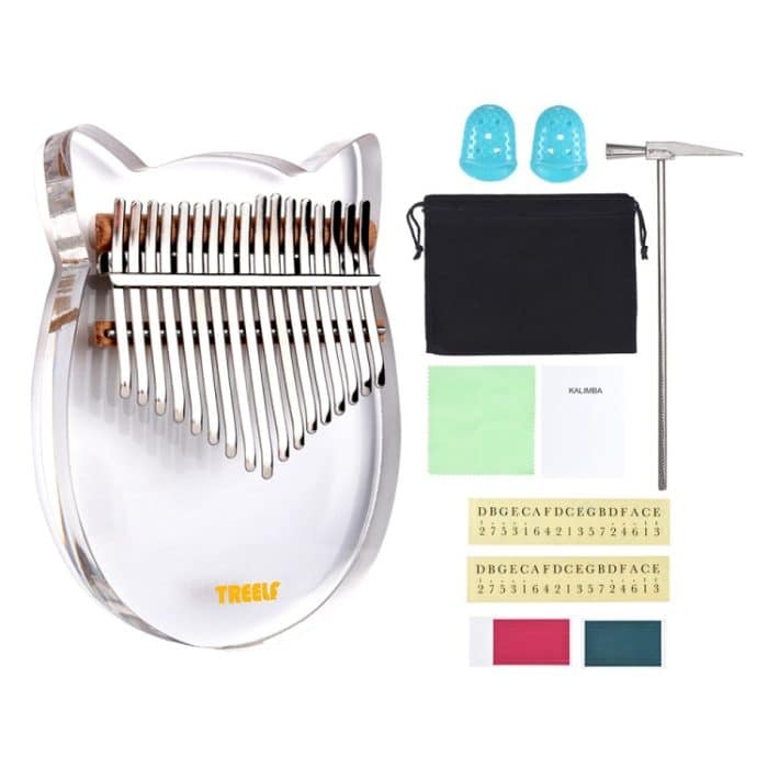 Crystal Thumb Piano 17 Ton Acrylglas Transparent Karinba – Bild 5