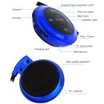 NVAHVA MP3-Player Bluetooth-Kopfhörer, kabelloser Sport-Headset-MP3-Player mit FM-Radio, Stereo-Kopfhörer, TF-Karte, MP3 max. bis 32 GB, mini-503 Red, mini-503 Blue, mini-503 Gold – Bild 3