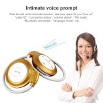 NVAHVA MP3-Player Bluetooth-Kopfhörer, kabelloser Sport-Headset-MP3-Player mit FM-Radio, Stereo-Kopfhörer, TF-Karte, MP3 max. bis 32 GB, mini-503 Red, mini-503 Blue, mini-503 Gold – Bild 6