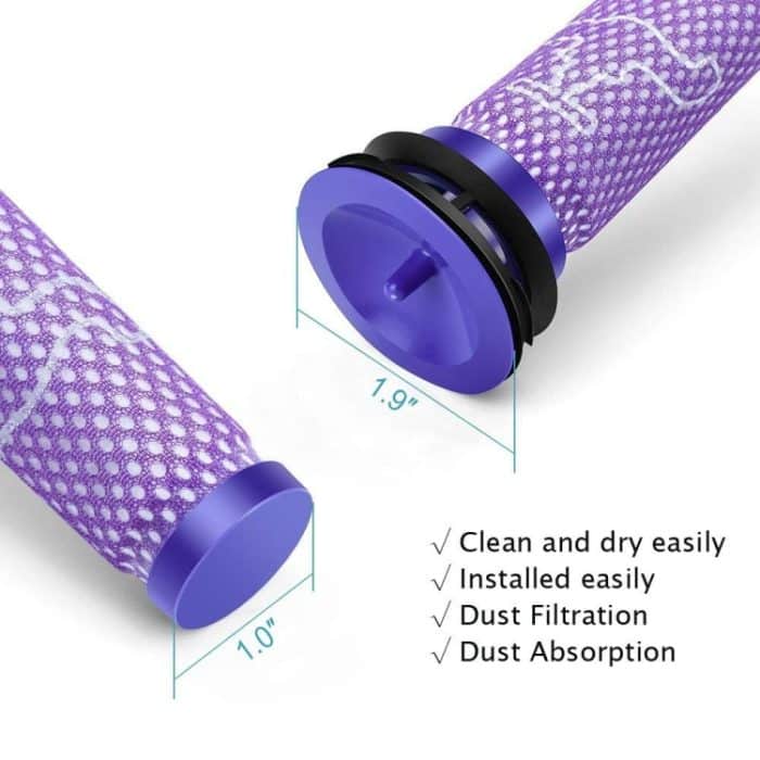 Filter Waschbarer Ersatzfilter für Dyson DC58 DC59 DC61 DC62 V6 V7 V8 Serie Staubsauger – Bild 4