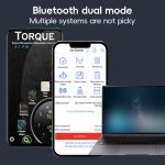 NEU OBD V2.1 MINI ELM327 OBD2 Bluetooth Auto Scanner OBDII 2 CAR ELM 327 Tester Diagnose -Tool für Android Windows Symbian – Bild 6