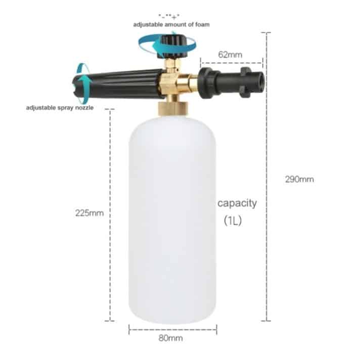 Hochdruck Auto Waschen Schaum Pistole Seife Schäumer Generator Wasser Sprayer Pistole Schnee Foam Lance Auto Auto Waschmaschine Für Karcher k2-K7, Soap Foamer  Bottle – Bild 5