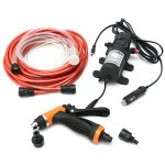 Hochdruck 12V tragbare 36W 73PSI Auto elektrische Waschmaschine Waschmaschine Zigarettenanzünder Wasserpumpe Kit