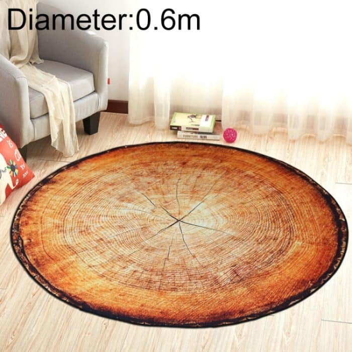 TBD0100834302D.jpg 3D-Wachstumsringmuster Badezimmer Wohnzimmer Teppiche Home Decor Matte, Diameter about 0.4m, Diameter about 0.6m, Diameter about 0.8m, Diameter about 1m, Diameter about 1.2m – Bild 1