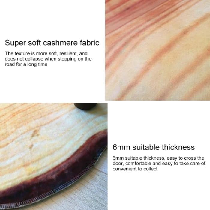 3D-Wachstumsringmuster Badezimmer Wohnzimmer Teppiche Home Decor Matte, Diameter about 0.4m, Diameter about 0.6m, Diameter about 0.8m, Diameter about 1m, Diameter about 1.2m – Bild 4