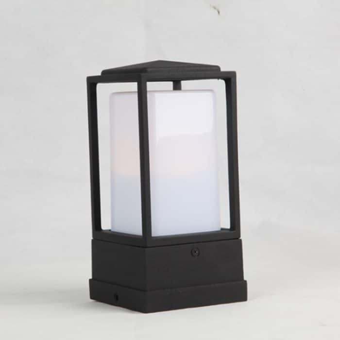 Regen- und rostfreie Wandleuchte für den Außenbereich Moderne minimalistische Säulenlampe – Bild 6