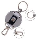 Resilience Stahldrahtseil Elastic Sporty Retractable Anti Lost Keychain – Bild 4