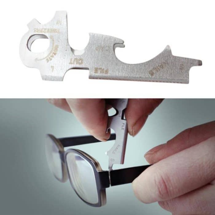 8 in 1 Multitools EDC Edelstahl Schlüsselanhänger Outdoor Survival Gear Gadget, 8 in 1 (Black), 8 in 1 (Silver) – Bild 5