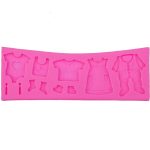 2 PCS Backform Babyschuhe Fondant Kuchenform Kinderkleidung Silikon DIY Schokolade West Point Form – Bild 2