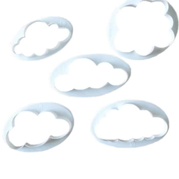 10 PCS Kuchenform Cloud Fondant Kuchen Dekoration Drucken Stanzen – Bild 4