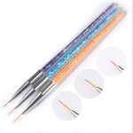 3 STÜCKE Professionelle Nagelgriff Liner Pinsel Hand Draw Kit Tipps Zeichnen Linie Malwerkzeuge Maniküre Nail Art Dekoration