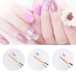 3 STÜCKE Professionelle Nagelgriff Liner Pinsel Hand Draw Kit Tipps Zeichnen Linie Malwerkzeuge Maniküre Nail Art Dekoration – Bild 5