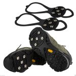 1 Paar Kürbisform Gummi 5 Zähne Ice Claw Outdoor rutschfeste Schuhüberzüge für Ice Snow Ground