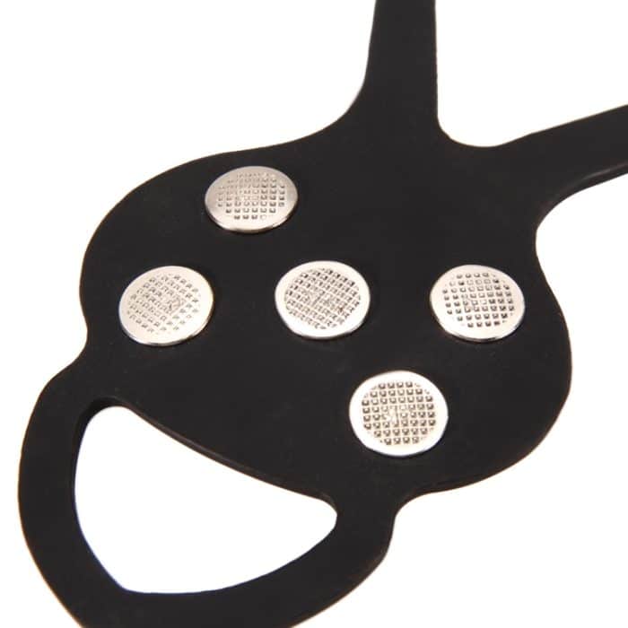 1 Paar Kürbisform Gummi 5 Zähne Ice Claw Outdoor rutschfeste Schuhüberzüge für Ice Snow Ground – Bild 3