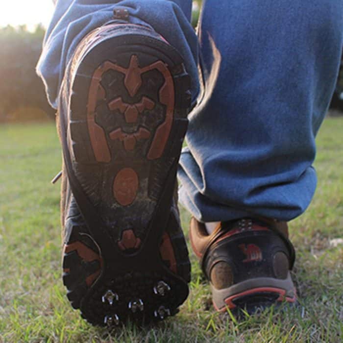 1 Paar Kürbisform Gummi 5 Zähne Ice Claw Outdoor rutschfeste Schuhüberzüge für Ice Snow Ground – Bild 4