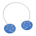 2 Stück einfache, moderne Magnetdraht-Vorhangschnalle, magnetisch, kostenlose Installation, Vorhanggurt, Krawattendraht, Vorhanghaken