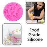 2 PCS Baby Hand Fußform DIY Form Fondant Silikon Kuchen Schokolade Form Backwerkzeug – Bild 3