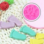 2 PCS Baby Hand Fußform DIY Form Fondant Silikon Kuchen Schokolade Form Backwerkzeug – Bild 5
