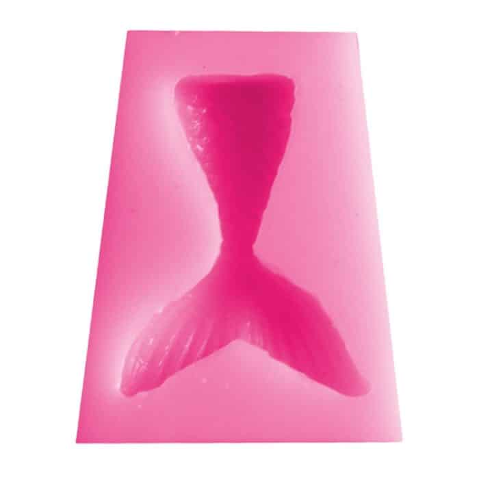 10 PCS Fondant Meerjungfrau Fischschwanz Silikonform Backwerkzeuge Schokoladenkuchen Dekorationsform – Bild 4