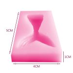 10 PCS Fondant Meerjungfrau Fischschwanz Silikonform Backwerkzeuge Schokoladenkuchen Dekorationsform – Bild 5