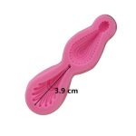 2 Stück Edelstein-Anhänger-Silikonform für Fondant, Schokolade, DIY, Backen, Kuchen, Dekorieren, Kantenwerkzeug, Gemstone Pendant Shape – Bild 3