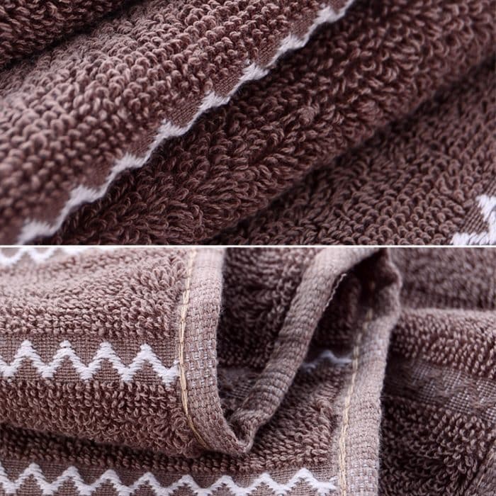 32-strängiges Baumwollwellen-Badetuch, saugfähig und langlebig – Bild 5
