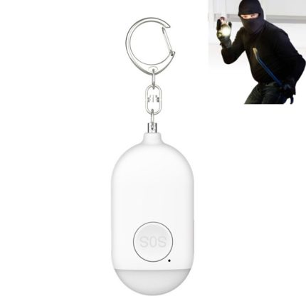 130 dB IP44 wasserdichter wiederaufladbarer Anti-Wolf-Alarm, Taschenlampe, intelligenter persönlicher Alarm, englische Verpackung