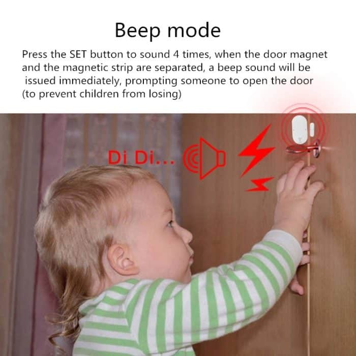 MC-03 130dB Multifunktionaler Diebstahlschutzalarm für Türen und Fenster mit 5 Modi – Bild 7