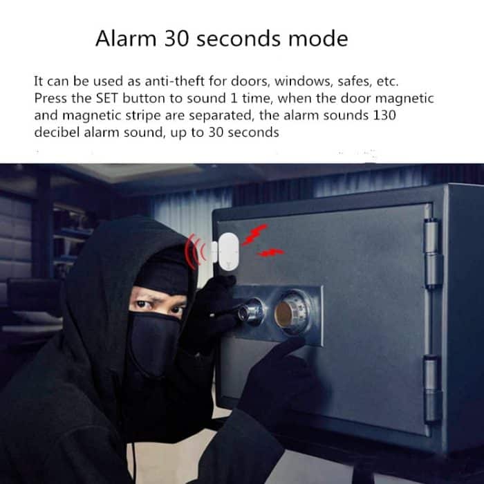 MC-03 130dB Multifunktionaler Diebstahlschutzalarm für Türen und Fenster mit 5 Modi – Bild 8
