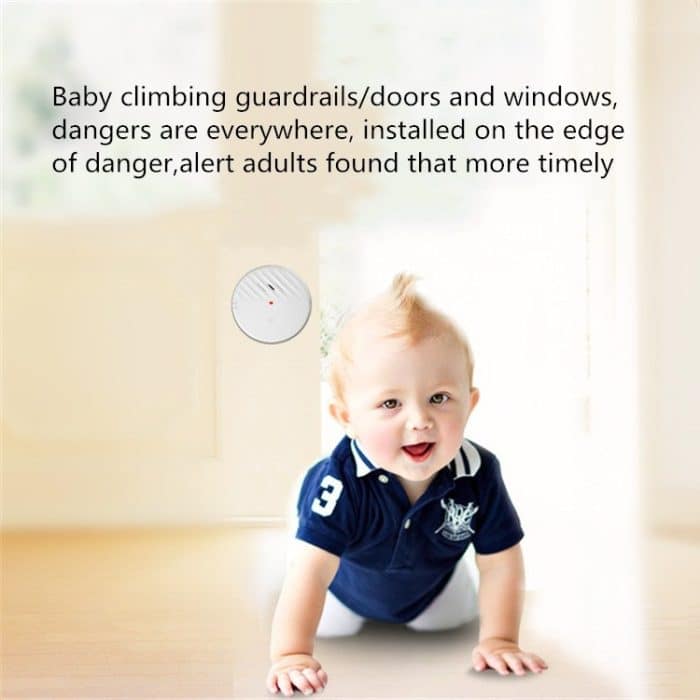 125 dB Vibrationssensor-Alarm, Tür- und Fensteralarm, persönlicher Diebstahlalarm für zu Hause – Bild 4