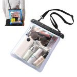 2 PCS Mehrzweck-Einzelschulter-Outdoor-transparente wasserdichte Tasche für kleine Mobiltelefone