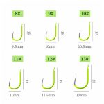 15 PCS / 3 Sets Gestrandeter Doppelhaken Anti-Wickel-Silber-Karpfenangelgruppe Frühlings-Angelhaken, 8, 9, 10, 11, 12 – Bild 8