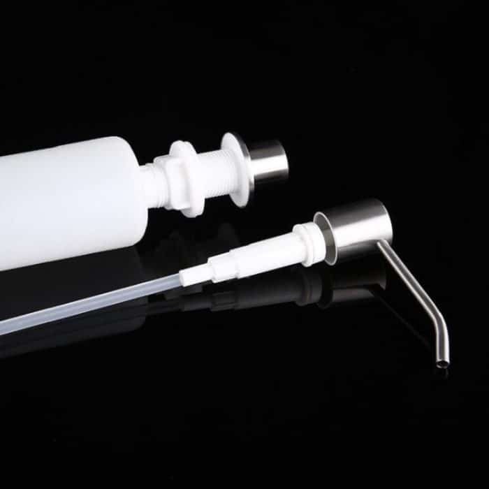 Spülbecken-Seifenspender aus Edelstahl, Sishwashing-Flüssigkeits-Handseifenflasche – Bild 4