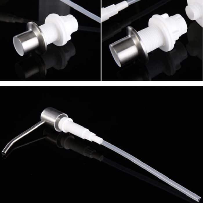 Spülbecken-Seifenspender aus Edelstahl, Sishwashing-Flüssigkeits-Handseifenflasche – Bild 5