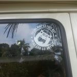 10 Stück Yours May Go Fast Mine Can Go Anywhere Vinyl-Aufkleber für Autos, Größe: 15 x 15 cm, YOURS MAY GO FAST MINE CAN GO ANYWHERE – Bild 5