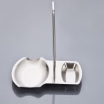 Edelstahl Pan Pot Rack Abdeckung Deckel Rest Stand Löffelhalter Home Küche Zubehör – Bild 2