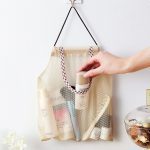 2 PCS Creative Kitchen Gemüse Zwiebel Kartoffel Aufbewahrung Hängetasche Hohl atmungsaktive Netztasche Küche Knoblauch Ingwer Mesh Aufbewahrungstasche – Bild 3